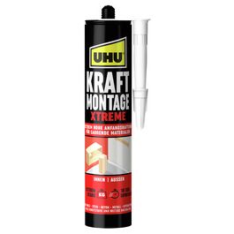 UHU Colle de montage KRAFT XTREME, cartouche de 370 g