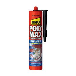 UHU Colle de montage POLYMAX POWER prise rapide, 425 g, noir