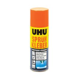 UHU Colle en spray, permanente, transparent, 200 ml