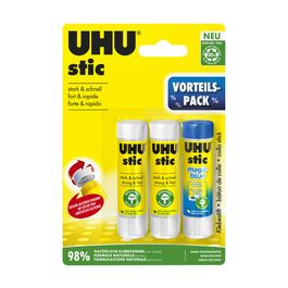 UHU Pack économique Bâtons de colle stic et stic Magic