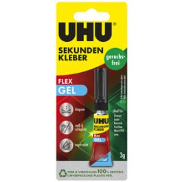 UHU colle instantanée FLEX GEL, tube de 3 g