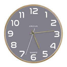 UNiLUX Horloge murale à quartz "BALTIC", gris