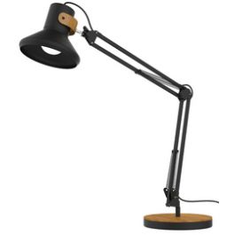 UNiLUX Lampe de bureau à LED BAYA BAMBOO, noir - bambou