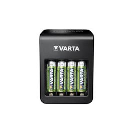 VARTA Chargeur LCD Plug Charger+, avec 4 piles AA