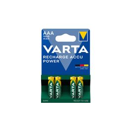 VARTA Pile NiMH "Rechargeable Accu", Micro (AAA), 1 000 mAh