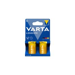 VARTA Pile alcaline Longlife, Baby (C/LR14), par 2