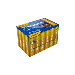 VARTA Pile alcaline Longlife, Mignon (AA), 24 pièces