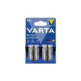 VARTA Pile au lithium "ULTRA Lithium", Mignon (AA), 4 piles
