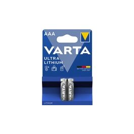 VARTA Pile au lithium Ultra Lithium, Micro (AAA), pack de 2