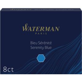 WATERMAN Cartouches d'encre longues, sous blister, noir