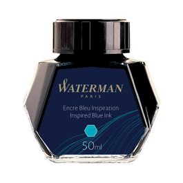WATERMAN Flacon d'encre, contenu: 50 ml, bleu inspiration