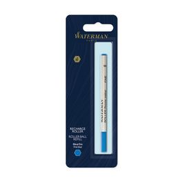 WATERMAN Recharge pour stylo roller, tracé: F, bleu