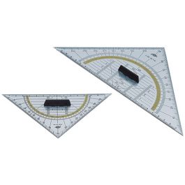 WEDO Equerre géométrique, hypoténuse 160 mm,poignée amovible
