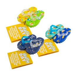 WEDO Gomme en plastique Flip Flop "HOLLYDAY", assorti