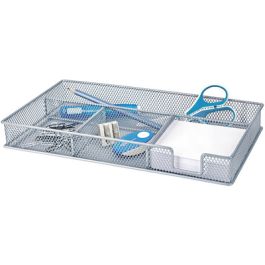 WEDO Plumier Office, en fil métallique, argent