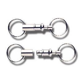 WEDO Support pour clés, avec un raccordement, argent