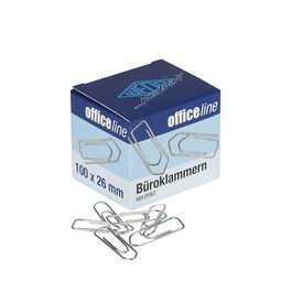 WEDO Trombones, zingué brillant, 26 mm, petit paquet