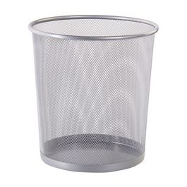 WESTCOTT Corbeille, en fils métalliques, 12,3 L, argent