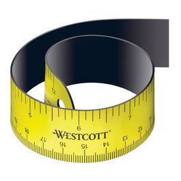 WESTCOTT Règle plate, longueur: 300 mm, flexible, magnétique