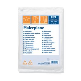 WESTEX Bâche de protection, HDPE 10 microns, transparent