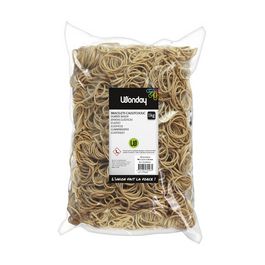 Wonday Bracelets caoutchouc, 150 mm, sac 1 kilo, nature