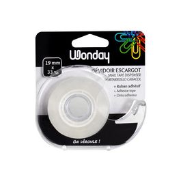 Wonday Dévidoir manuel inclus 1 rouleau adhésif 19 mm x 33 m