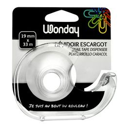 Wonday Dévidoir manuel, transparent, en plastique, vide