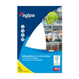 agipa Etiquette bijouterie, 45 x 8 mm, format A5, enlevable