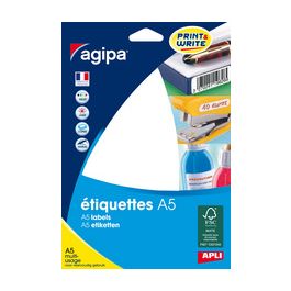 agipa Etiquette universelle, 99 x 32 mm, blanc