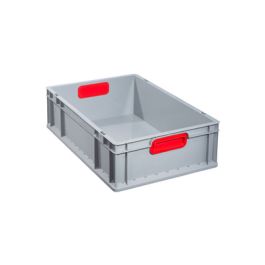 allit Bac de rangement ProfiPlus EuroBox 617, gris/rouge