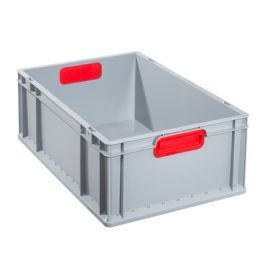 allit Bac de rangement ProfiPlus EuroBox 622, gris/rouge