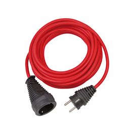 brennenstuhl Verlängerungskabel, Kunststoff, rot, 10 m