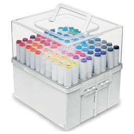 deflecto Boîte de rangement pour marqueurs "Accordéon",blanc