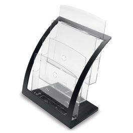 deflecto Porte-brochures Contemporary, A4, noir