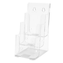 deflecto Porte-brochures, 1/3 A4 portrait, 4 compartiments