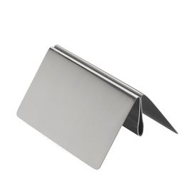 deflecto Présentoir de table, acier inoxydable