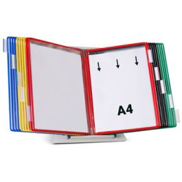 djois by tarifold Kit pupitre métal, avec 20 poches à pivots