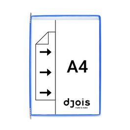 djois by tarifold Poche à pivot, A4, bleu x10