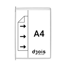 djois by tarifold Poche à pivot, A4, gris x10