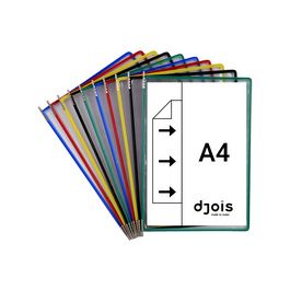 djois by tarifold Poche à pivot, A4, noir x10