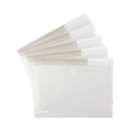 djois by tarifold Pochette à documents, A6, PP, assorti x6