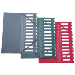 extendos Trieur à élastique série 437, 12 touches, assorti