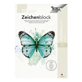 folia Bloc de dessin, 140 g/m2, A4, grainé, 20 feuilles