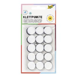 folia Pastilles auto-agripantes, rondes, 20 mm, noir / blanc