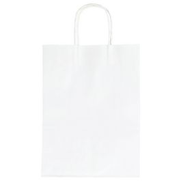 folia Sac en papier, 240 x 120 x 310 mm, blanc