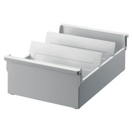 helit Bac à fiches "the admin" A4 paysage, gris lumière x2