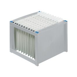 helit Bac pour dossiers suspendus "the rack", gris lumière