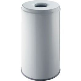 helit Corbeille à papier en acier "the guardian", 50 litres