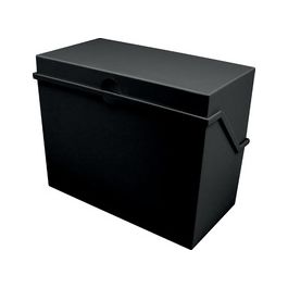 helit Petite boîte à fiches "the index" A5 paysage, noir