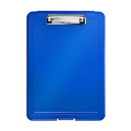 helit Porte-bloc avec compartiment "the clip", A4, bleu